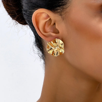 Boucles d’Oreilles Classiques Dorées