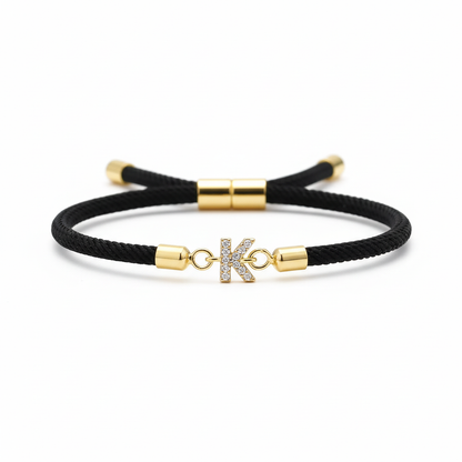 Adjustable Letter Initial Bracelets